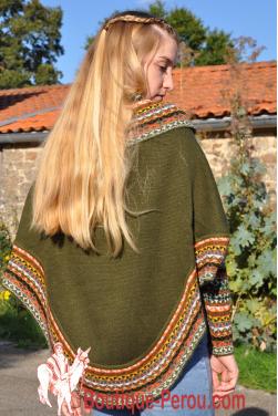 Poncho en Alpaga pour femme