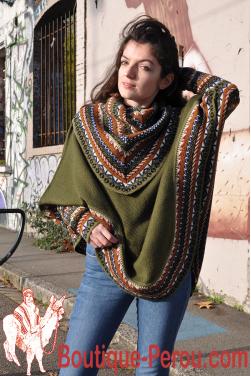 Poncho en Alpaga pour femme
