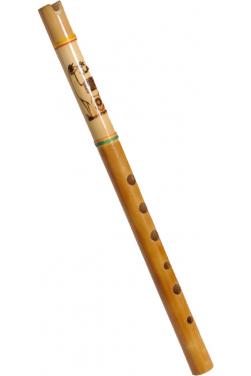 Quena ou flute péruvienne avec notice