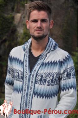Tricot en laine d'alpaga